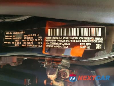 Zdjęcie 13 z 13 samochodu: 2017 MASERATI LEVANTE S VIN:ZN661YUA4HX241280 - miniatura