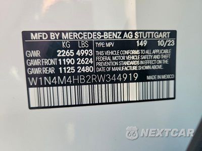 Zdjęcie 12 z 12 samochodu: 2024 MERCEDES-BENZ GLB 250 4MATIC VIN:W1N4M4HB2RW344919 - miniatura