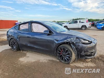 Czwarte zdjęcie samochodu z boku: 2025 TESLA MODEL Y VIN:7SAYGDEF8SA375318 - miniatura