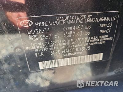 Zdjęcie 12 z 12 samochodu: 2015 HYUNDAI SONATA SPORT VIN:5NPE34AF5FH048175 - miniatura