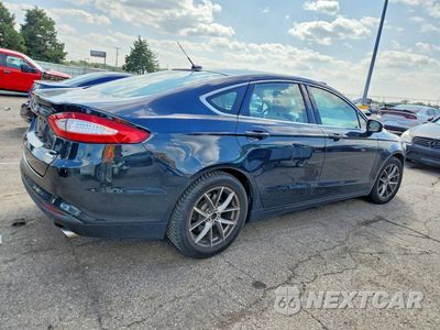 Trzecie zdjęcie samochodu z tyłu: 2014 FORD FUSION SE VIN:3FA6P0HD1ER319515 - miniatura