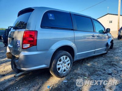 Trzecie zdjęcie samochodu z tyłu: 2018 DODGE GRAND CARAVAN SE VIN:2C4RDGBG7JR180387 - miniatura