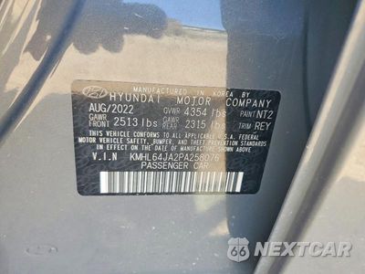 Zdjęcie 12 z 12 samochodu: 2023 HYUNDAI SONATA SEL VIN:KMHL64JA2PA258076 - miniatura