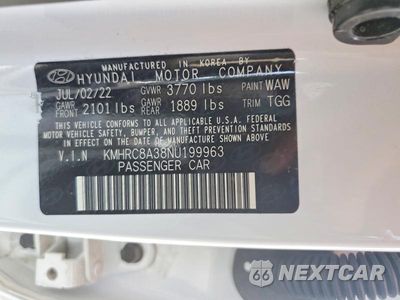 Zdjęcie 12 z 12 samochodu: 2022 HYUNDAI VENUE SEL VIN:KMHRC8A38NU199963 - miniatura