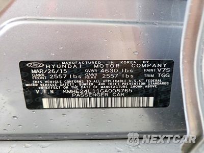 Zdjęcie 12 z 12 samochodu: 2016 HYUNDAI SONATA HYBRID SE VIN:KMHE24L11GA008765 - miniatura