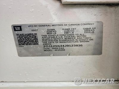 Zdjęcie 12 z 12 samochodu: 2018 CHEVROLET IMPALA PREMIER VIN:2G1125S34J9123836 - miniatura