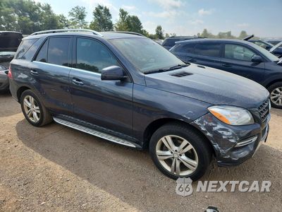 Czwarte zdjęcie samochodu z boku: 2014 MERCEDES-BENZ ML 350 4MATIC VIN:4JGDA5HB4EA287552 - miniatura