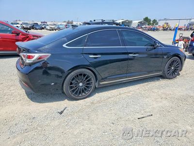 Trzecie zdjęcie samochodu z tyłu: 2016 HYUNDAI SONATA HYBRID LIMITED VIN:KMHE34L11GA033534 - miniatura
