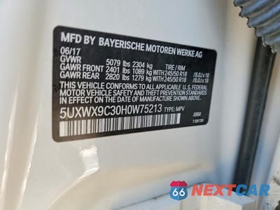 Zdjęcie 14 z 14 samochodu: 2017 BMW X3 XDRIVE28I VIN:5UXWX9C30H0W75213 - miniatura