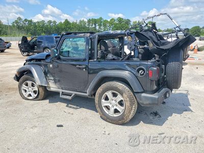 Drugie zdjęcie samochodu z przodu: 2020 JEEP WRANGLER SPORT VIN:1C4GJXAN0LW227897 - miniatura