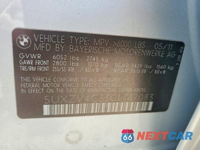 Zdjęcie 13 z 13 samochodu: 2012 BMW X5 XDRIVE35I VIN:5UXZV4C53CL747083 - miniatura
