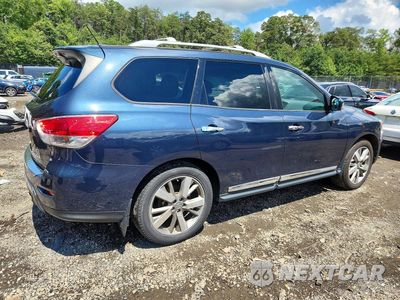 Trzecie zdjęcie samochodu z tyłu: 2015 NISSAN PATHFINDER S VIN:5N1AR2MM0FC689950 - miniatura