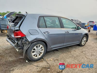 Trzecie zdjęcie samochodu z tyłu: 2019 VOLKSWAGEN GOLF S VIN:3VWG57AUXKM016004 - miniatura