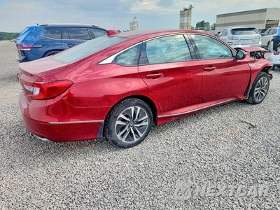 Trzecie zdjęcie samochodu z tyłu: 2020 HONDA ACCORD HYBRID EXL VIN:1HGCV3F5XLA004222 - miniatura