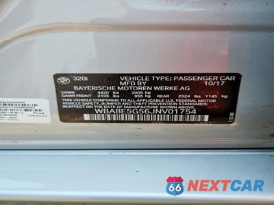 Zdjęcie 12 z 12 samochodu: 2018 BMW 320 XI VIN:WBA8E5G56JNV01754 - miniatura