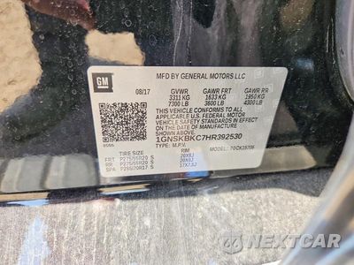 Zdjęcie 13 z 13 samochodu: 2017 CHEVROLET TAHOE K1500 LT VIN:1GNSKBKC7HR392530 - miniatura