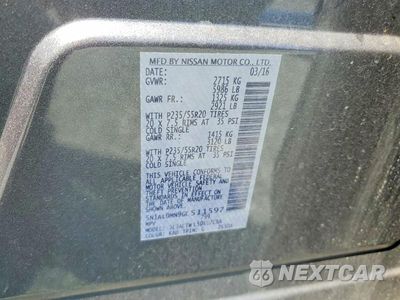 Zdjęcie 14 z 14 samochodu: 2016 INFINITI QX60 BASE VIN:5N1AL0MN9GC511597 - miniatura