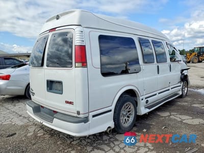 Trzecie zdjęcie samochodu z tyłu: 2002 GMC SAVANA RV G1500 VIN:1GDFG15R121190578 - miniatura