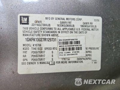Zdjęcie 13 z 13 samochodu: 2007 GMC YUKON VIN:1GKFK13027R129731 - miniatura