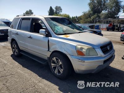 Czwarte zdjęcie samochodu z boku: 2003 HONDA PILOT EXL VIN:2HKYF185X3H586463 - miniatura