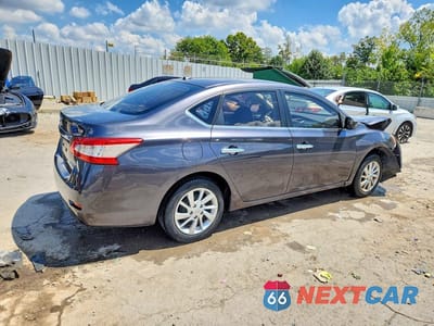 Trzecie zdjęcie samochodu z tyłu: 2014 NISSAN SENTRA SV VIN:3N1AB7AP0EY327775 - miniatura