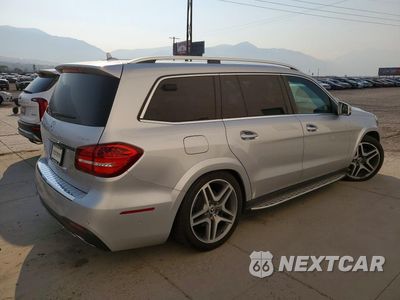 Trzecie zdjęcie samochodu z tyłu: 2017 MERCEDES-BENZ GLS 550 4MATIC VIN:4JGDF7DE8HA989553 - miniatura
