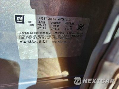 Zdjęcie 12 z 12 samochodu: 2017 BUICK LACROSSE VIN:1G4ZP5SS3HU161621 - miniatura