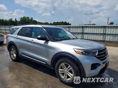 Czwarte zdjęcie samochodu z boku: 2021 FORD EXPLORER XLT VIN:1FMSK7DH1MGA57361 - miniatura