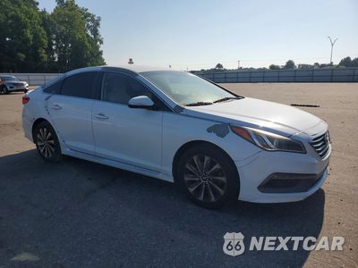 Czwarte zdjęcie samochodu z boku: 2017 HYUNDAI SONATA SPORT VIN:5NPE34AF1HH498506 - miniatura