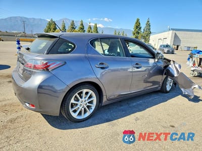 Trzecie zdjęcie samochodu z tyłu: 2013 LEXUS CT 200 VIN:JTHKD5BH5D2135951 - miniatura
