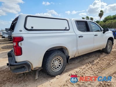 Trzecie zdjęcie samochodu z tyłu: 2020 CHEVROLET SILVERADO K1500 VIN:3GCUYAEF4LG341415 - miniatura