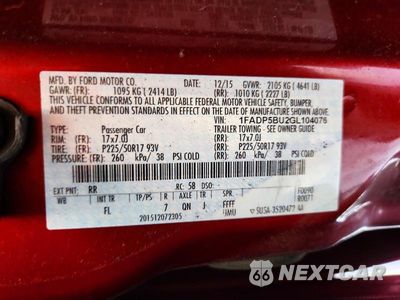 Zdjęcie 13 z 13 samochodu: 2016 FORD C-MAX SEL VIN:1FADP5BU2GL104076 - miniatura
