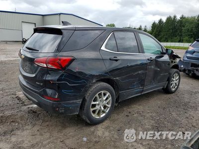 Trzecie zdjęcie samochodu z tyłu: 2022 CHEVROLET EQUINOX LT VIN:3GNAXUEV1NL187293 - miniatura