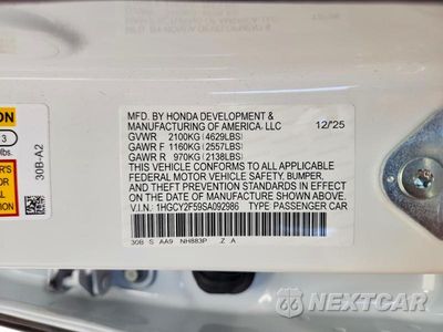 Zdjęcie 13 z 13 samochodu: 2025 HONDA ACCORD HYBRID SPORT VIN:1HGCY2F59SA092986 - miniatura