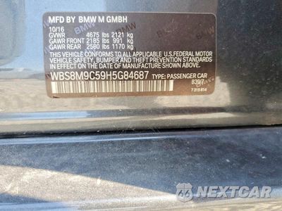 Zdjęcie 12 z 12 samochodu: 2017 BMW M3 VIN:WBS8M9C59H5G84687 - miniatura