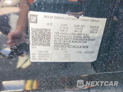 Zdjęcie 12 z 12 samochodu: 2019 CHEVROLET SILVERADO LD C1500 LT VIN:2GCRCPEC9K1147676 - miniatura