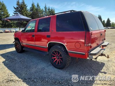 Drugie zdjęcie samochodu z przodu: 1999 CHEVROLET TAHOE K1500 VIN:1GNEK13R9XJ525263 - miniatura