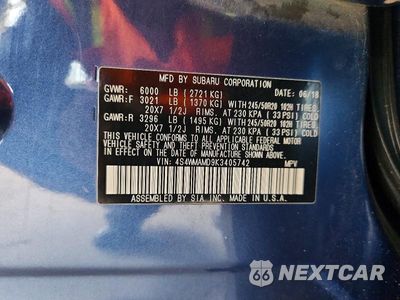 Zdjęcie 14 z 14 samochodu: 2019 SUBARU ASCENT LIMITED VIN:4S4WMAMD9K3405742 - miniatura