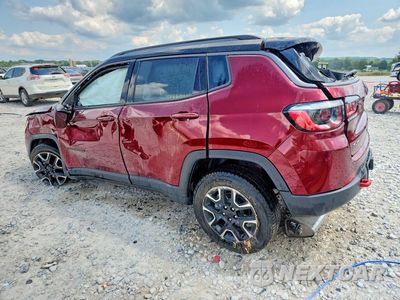 Drugie zdjęcie samochodu z przodu: 2021 JEEP COMPASS TRAILHAWK VIN:3C4NJDDB5MT593952 - miniatura