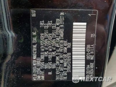 Zdjęcie 12 z 12 samochodu: 2007 TOYOTA TUNDRA SR5 VIN:5TFRV54127X019790 - miniatura