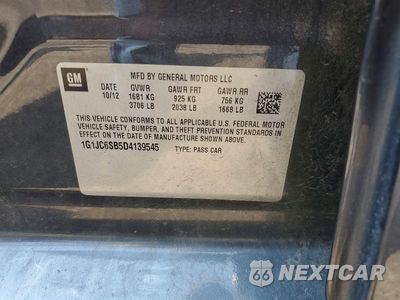 Zdjęcie 12 z 12 samochodu: 2013 CHEVROLET SONIC LT VIN:1G1JC6SB5D4139545 - miniatura