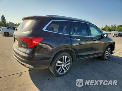 Trzecie zdjęcie samochodu z tyłu: 2017 HONDA PILOT ELITE VIN:5FNYF6H05HB045005 - miniatura