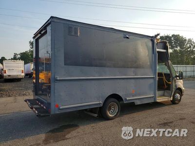 Trzecie zdjęcie samochodu z tyłu: 2021 FORD TRANSIT DELIVERY TRUCK VIN:1FDDF6P84MKA76941 - miniatura