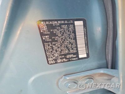 Zdjęcie 12 z 12 samochodu: 2009 NISSAN CUBE 1.8 VIN:JN8AZ28R59T105089 - miniatura