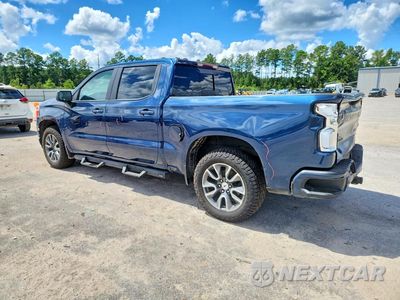 Drugie zdjęcie samochodu z przodu: 2021 CHEVROLET SILVERADO C1500 RST VIN:3GCPWDED7MG123523 - miniatura