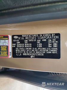 Zdjęcie 14 z 14 samochodu: 2016 KIA SOUL BASE VIN:KNDJN2A2XG7258058 - miniatura