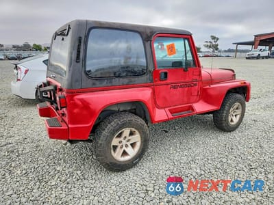 Trzecie zdjęcie samochodu z tyłu: 1991 JEEP WRANGLER / YJ RENEGADE VIN:2J4FY69S6MJ117046 - miniatura