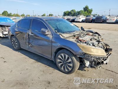 Czwarte zdjęcie samochodu z boku: 2015 HONDA ACCORD TOURING HYBRID VIN:1HGCR6F74FA009959 - miniatura