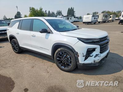 Czwarte zdjęcie samochodu z boku: 2024 CHEVROLET TRAVERSE LS VIN:1GNEREKS6RJ150250 - miniatura