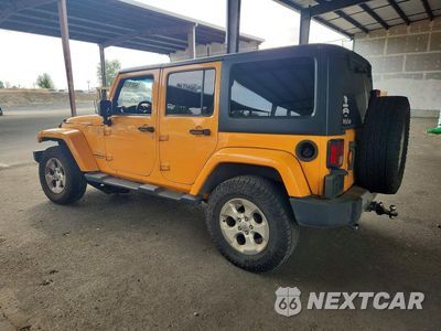 Drugie zdjęcie samochodu z przodu: 2013 JEEP WRANGLER UNLIMITED SAHARA VIN:1C4BJWEG2DL562386 - miniatura